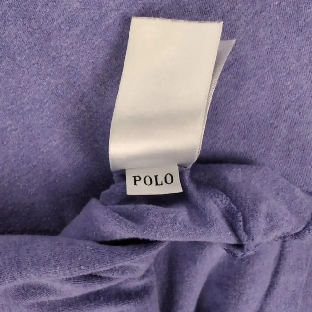 Polo Ralph Lauren Shirt Mens XL Purple Classic Fit Crewneck Pony Tee Cotton